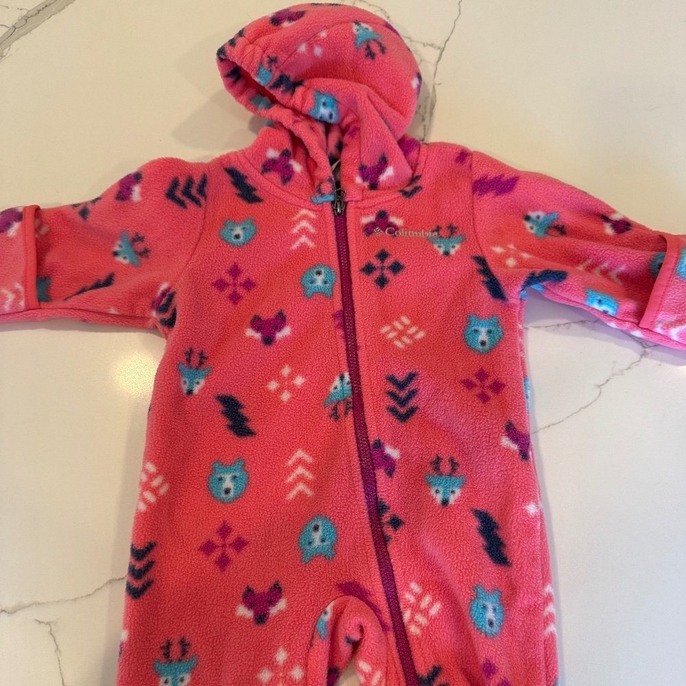 Columbia Pink Bunting 3-6m
